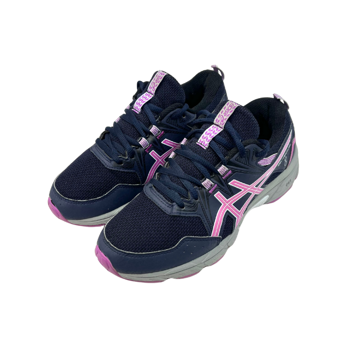 کتونی اسیکس Gel Venture 8 آبی استوک سایز 37 - نمای سه رخ